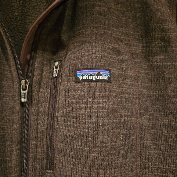 Patagonia Full-Zip Fleece Vest – Heathered Brown | Quality Outdoor Layer - Picture 2 of 7
